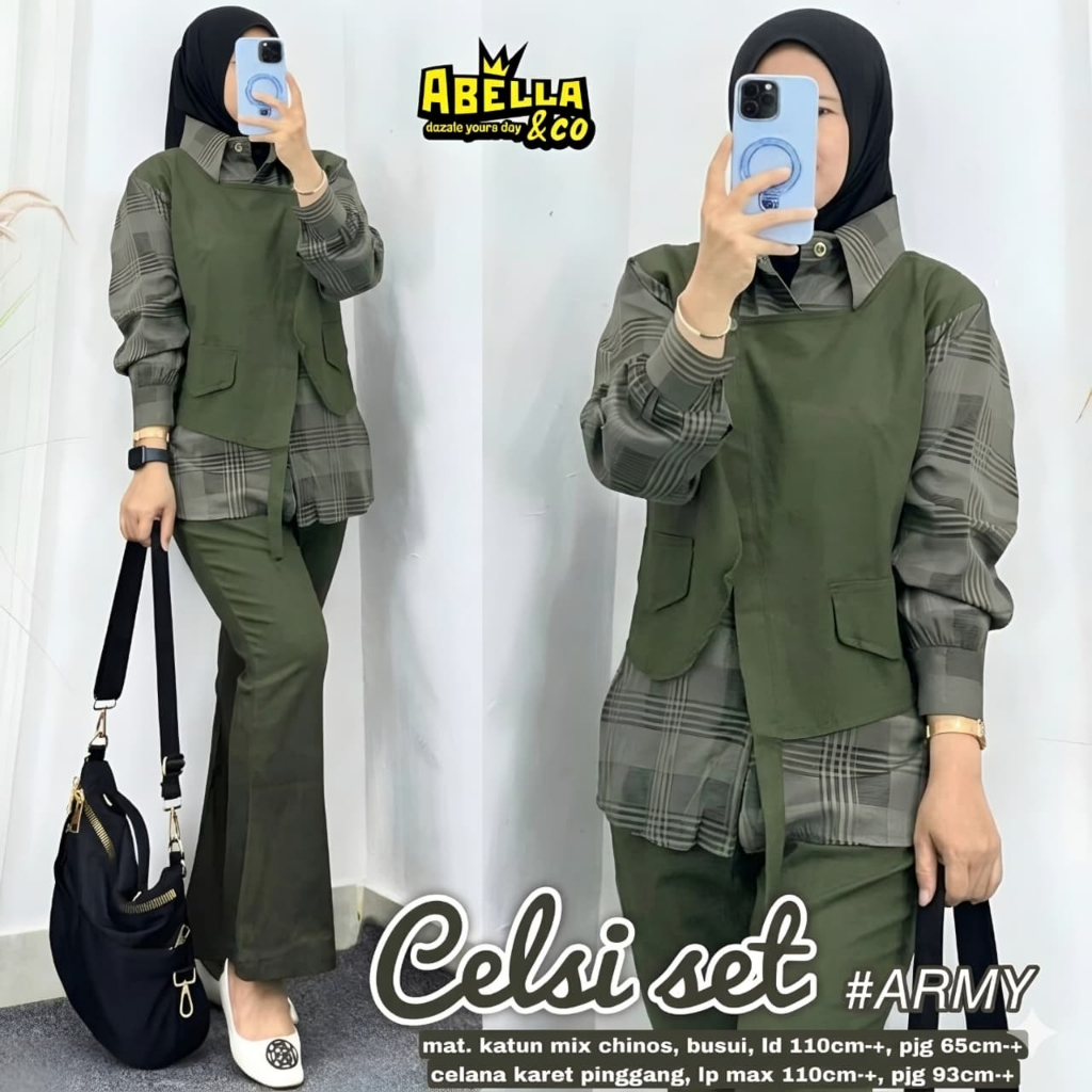 Pakaian Wanita HQ CELSI SET From AbELLA FASHION STORE