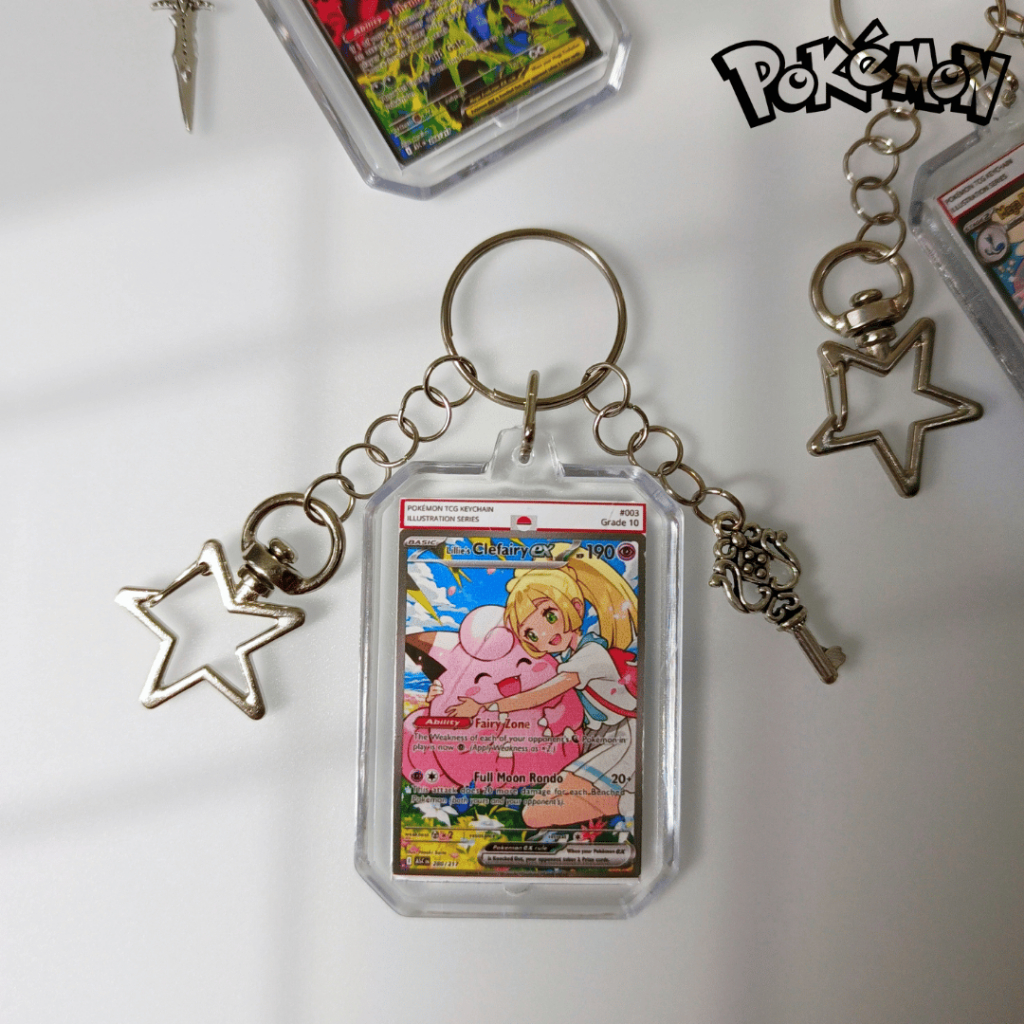 Joeley_Id Pokemon Tcg Ascended Heroes Keychain Premium Gengar Sar Charizard Sar Dragonite Sar
