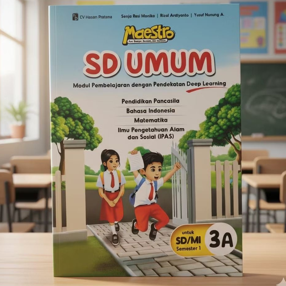 Buku LKS Maestro SD Umum kelas 3A Semester 1 Deep Learning kurikulum Merdeka