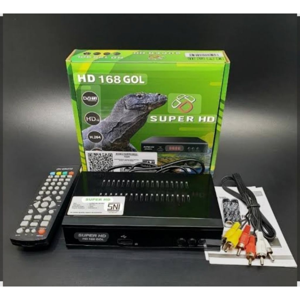 SET TOP BOX (STB) SUPER HD (KOMODO) 168 GOL