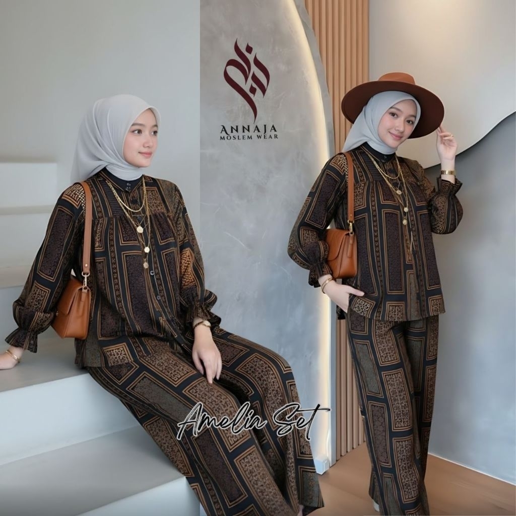 Setelan Wanita Kekinian Rayon Premium - Onset Rayon Diamond - Setelan terlaris masa kini
