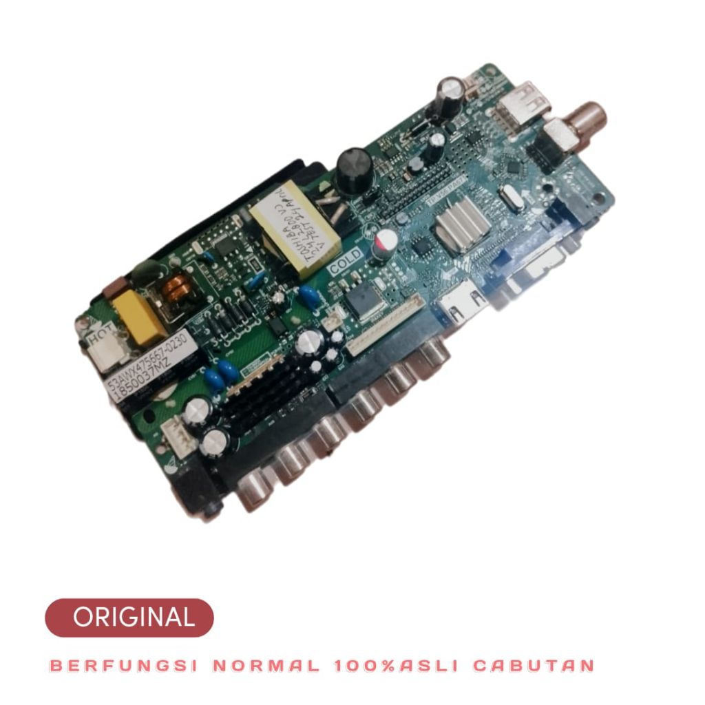 mainboard tv toshiba 24l2800vj mb motherboard  original cabutan