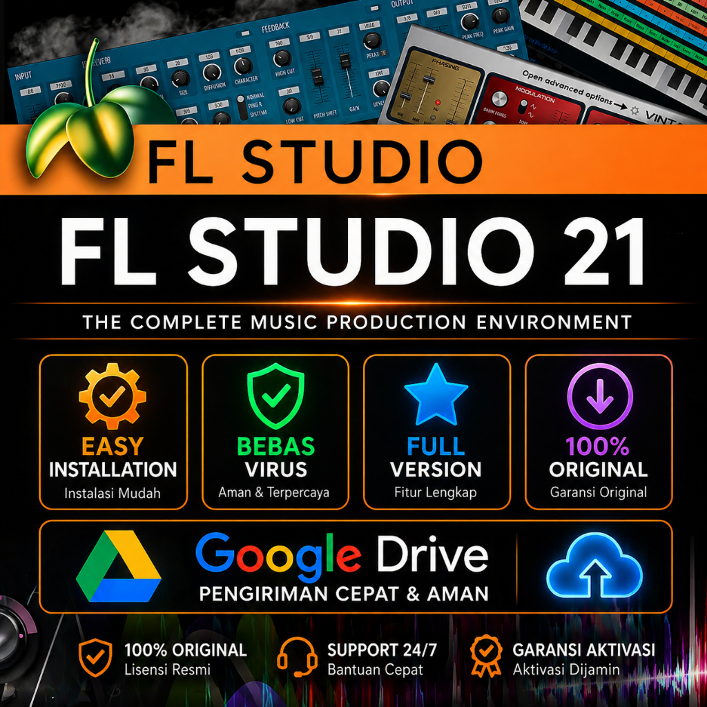 FL Studio 21 Producer Edition Music Editing Software All Plugins