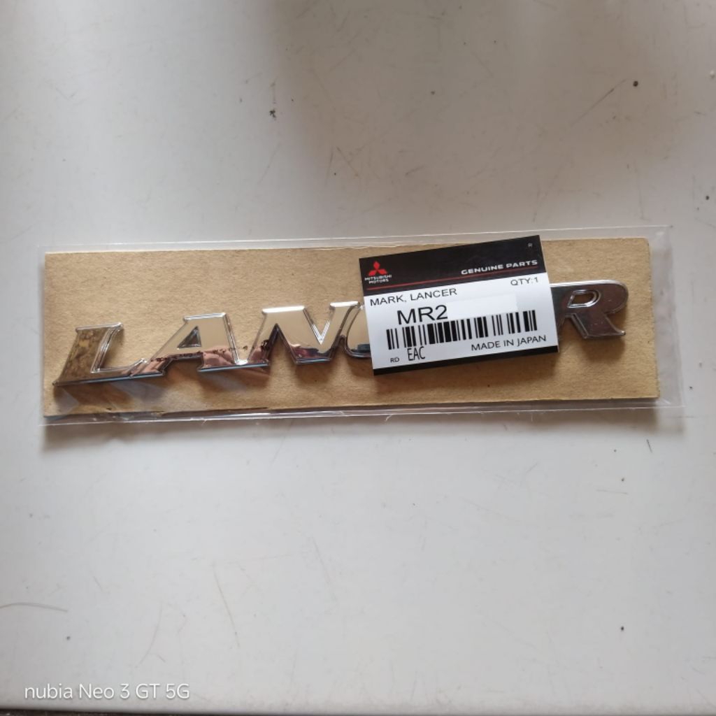 EMBLEM LOGO LANCER EVO 4 CK4 MARK LANCER MR245075 ASLI