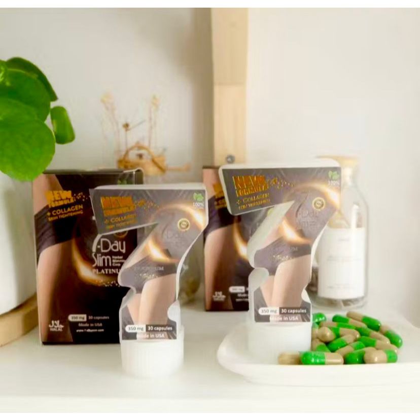 7 DAYS SLIM/ SEVEN DAY SLIM PLATINUM ORIGINAL 100% FDA