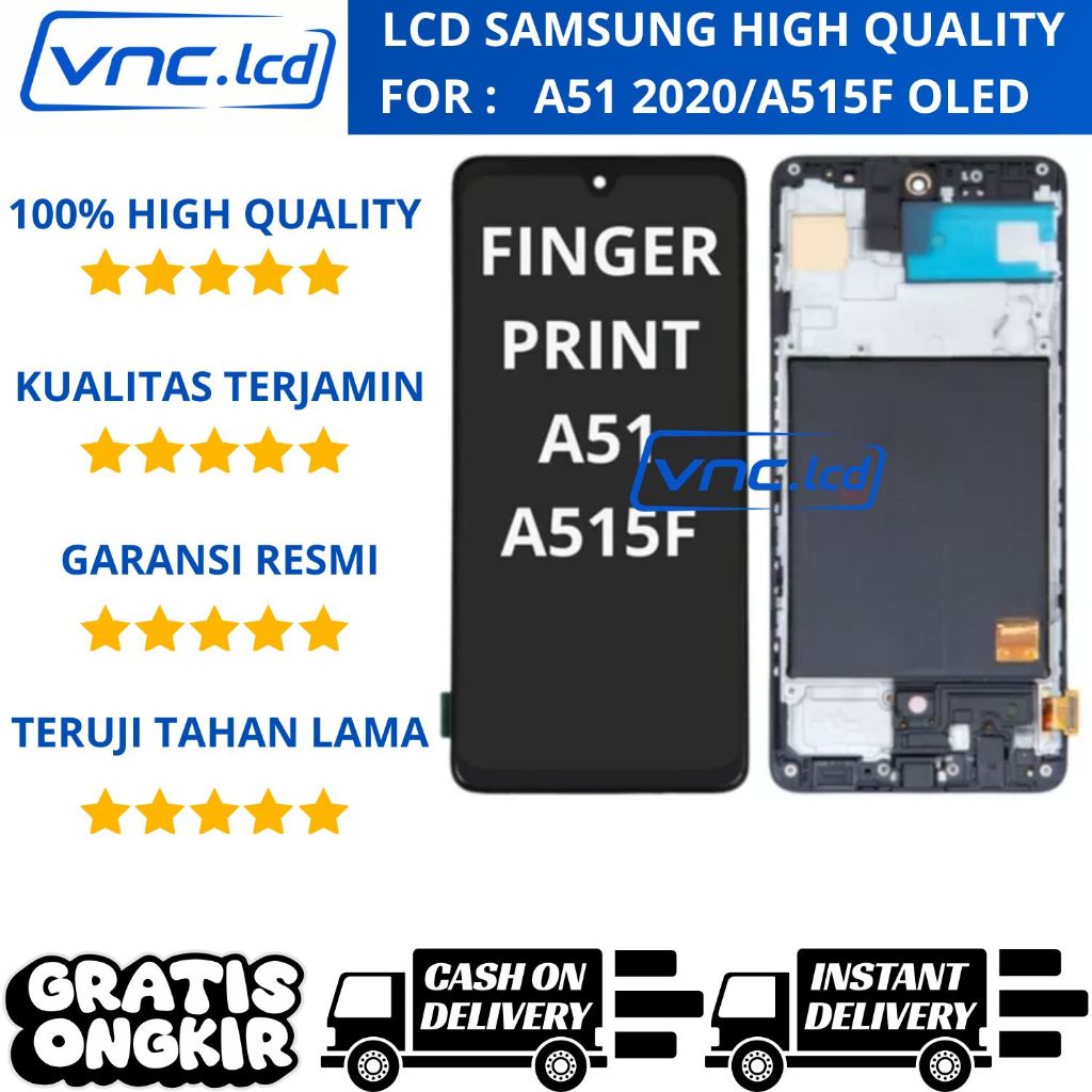 LCD SAMSUNG A51 2020/A515F  ORIGINAL OLED FINGERPRINT