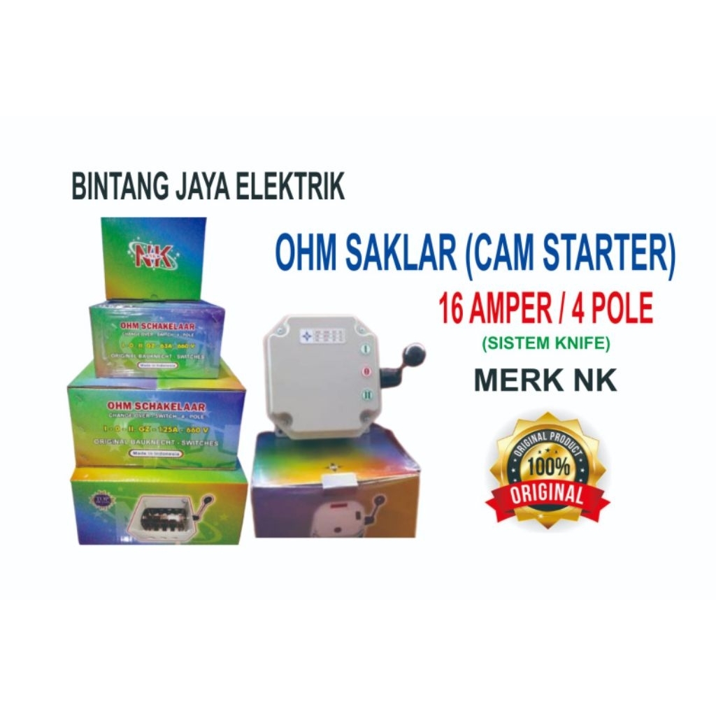 OHM SAKLAR 16A NK