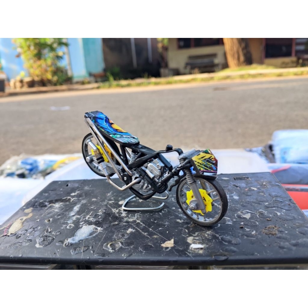 Terbaru Mainan Viral Miniatur drag model NINJA RR Real pict keren