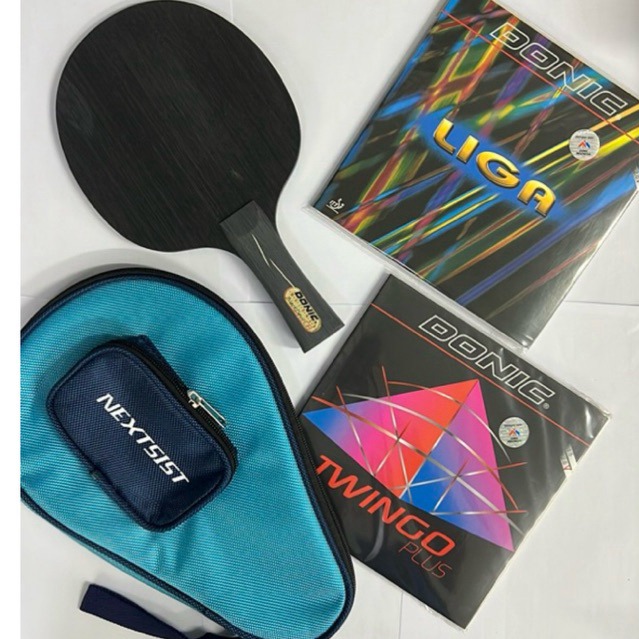 Raket Tenis Meja Donic Black Devil Kombinasi Karet Set