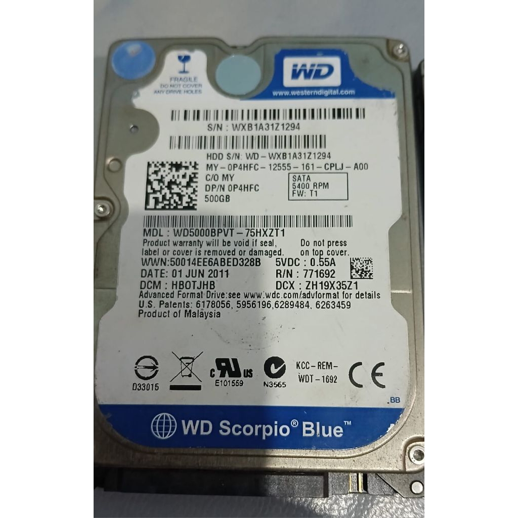 Hardisk External 500gb