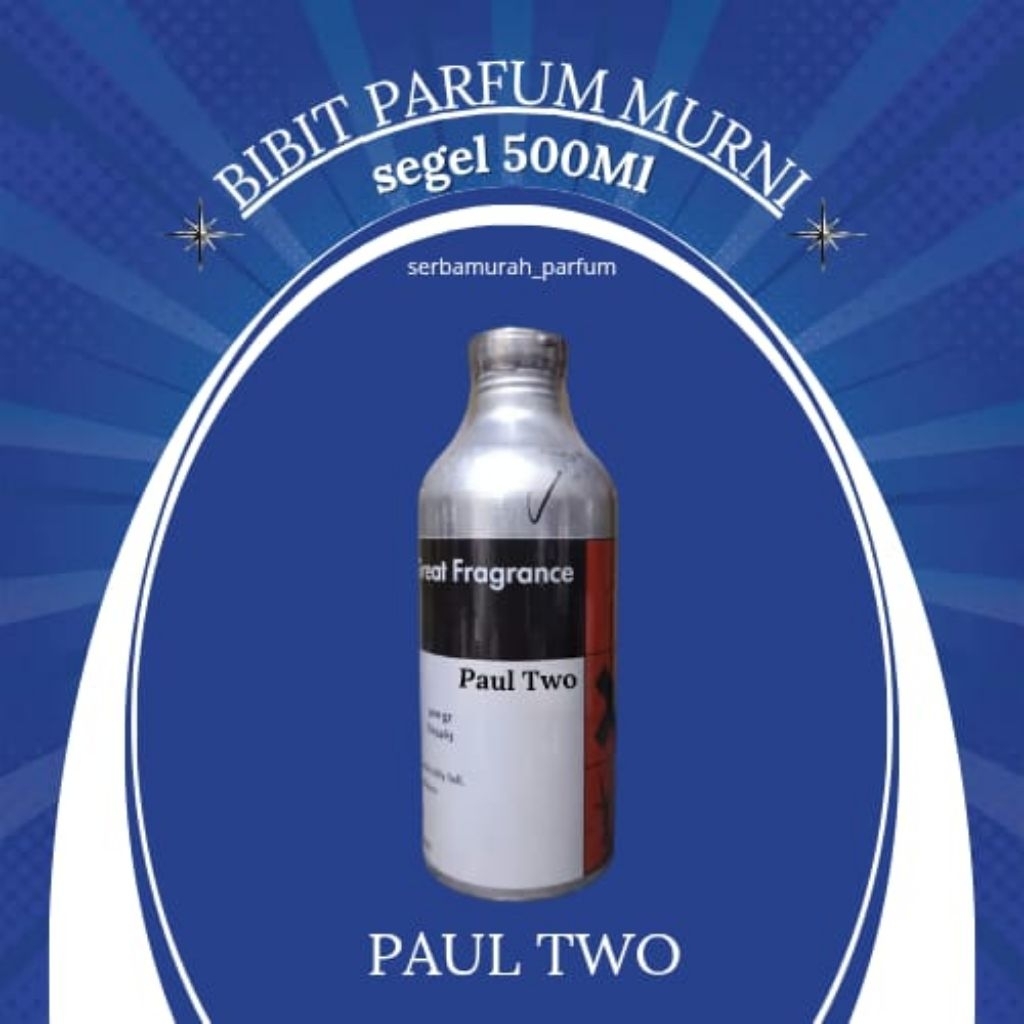 PARFUM PAUL TWO BY GREAT FRAGRANCE 500ML SEGEL
