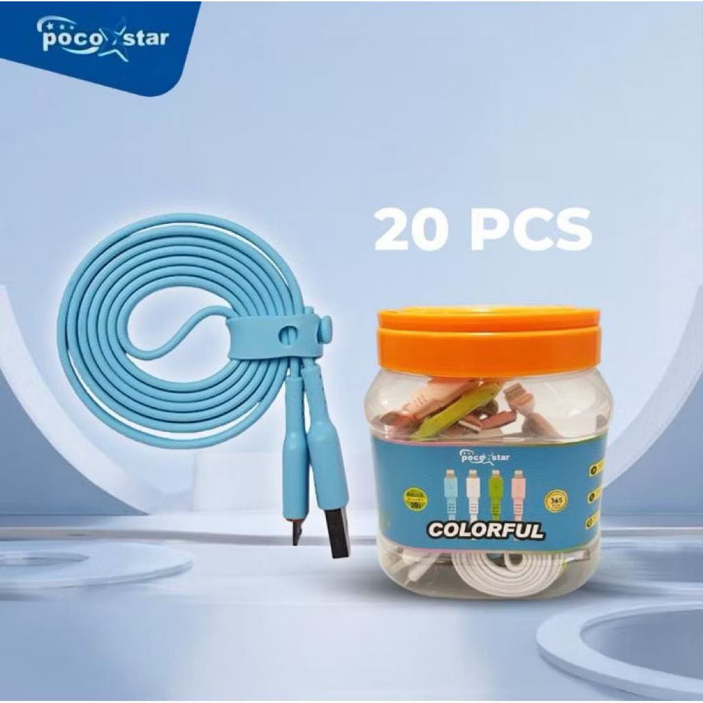 Kabel Data Toples Isi 20 pcs By Pocostar Product Materal Cabel strong bold cable