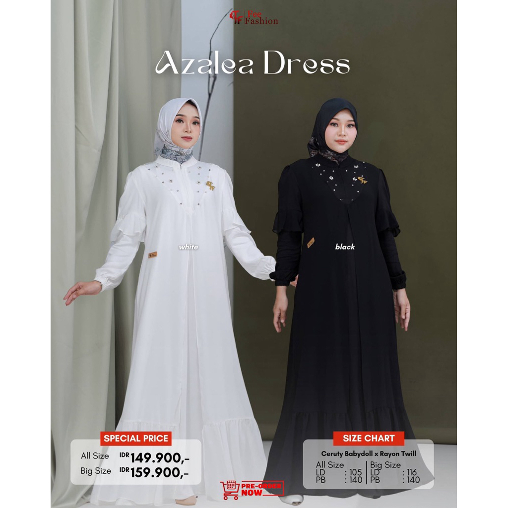 Fee Fashion - Dress / Gamis / Azalea Dress Fee Fashion