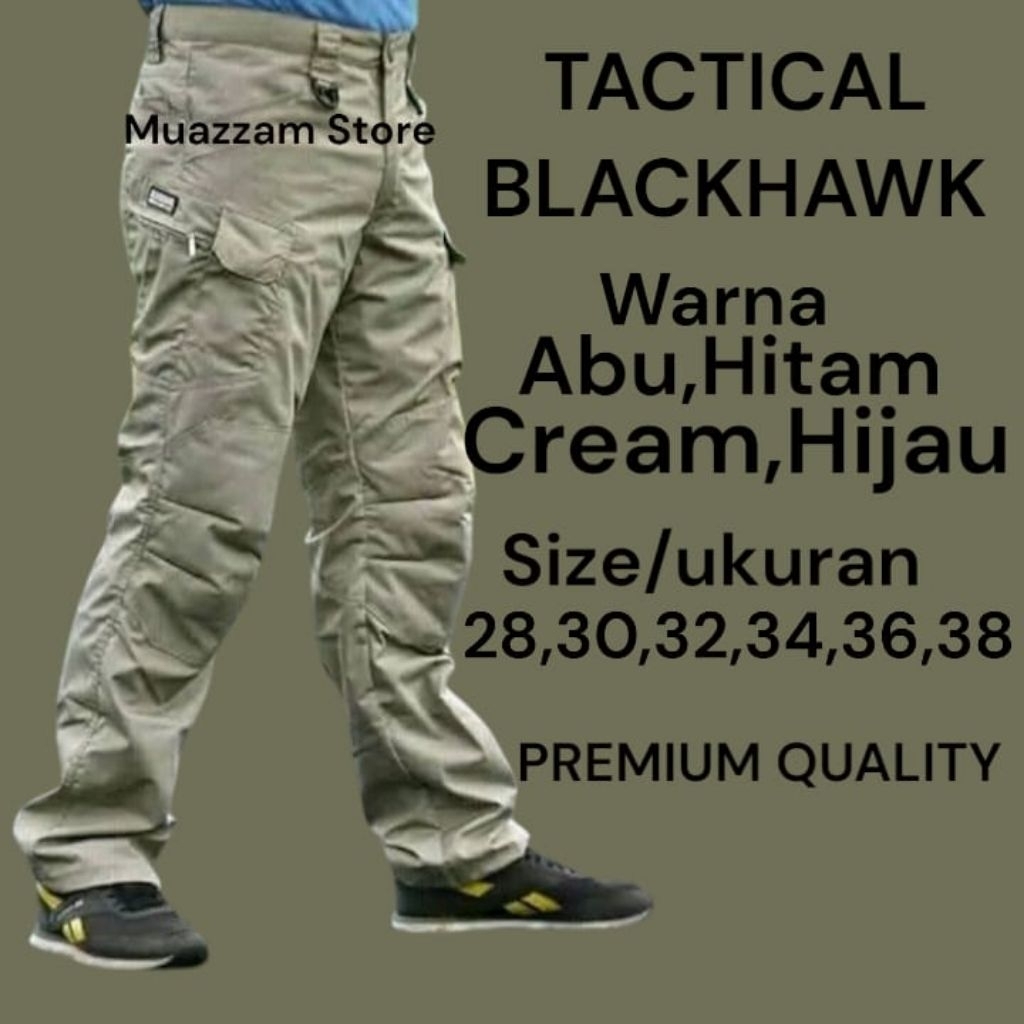 CELANA PREMIUM BLACKHAWK-CELANA PDL TACTICAL LAPANGAN-CELANA GUNUNG TACTICAL-CELANA CARGO TACTICAL-C