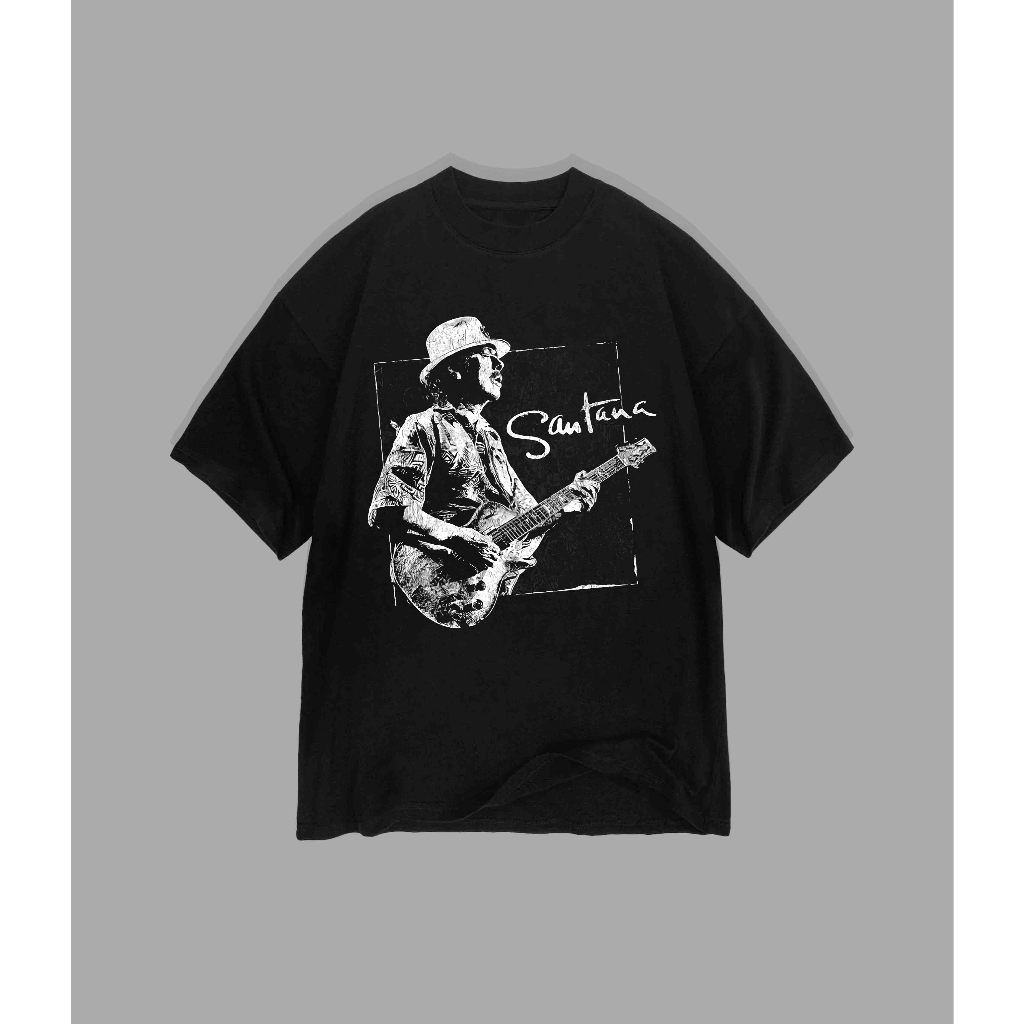 Kaos Vintage Santana Shaman Concert Tour T-shirt