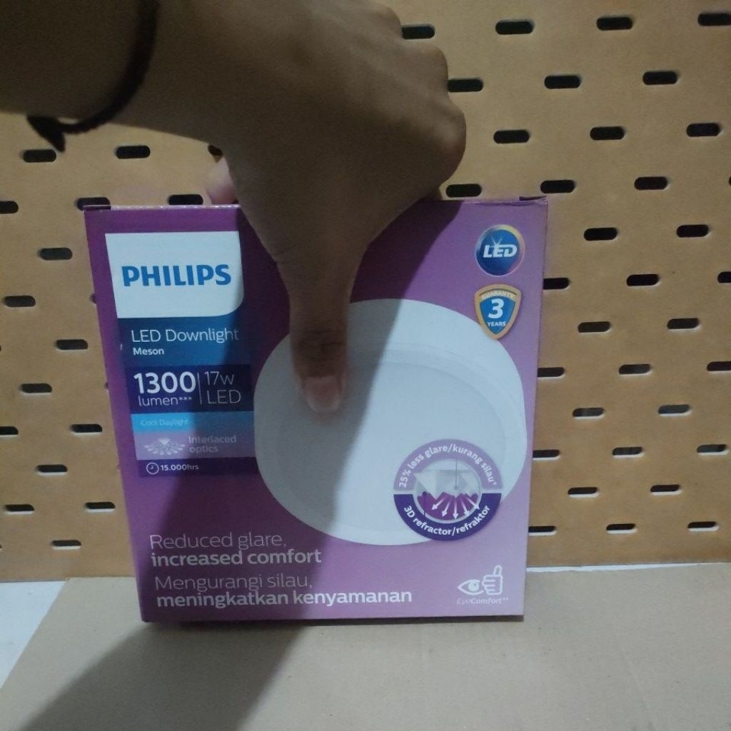 PHILIPS DOWNLIGHT OUTBOW/TEMPEL 17WAT WH