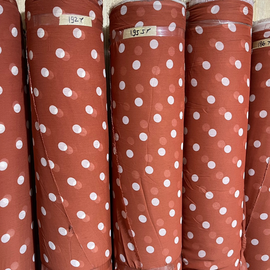 Kain Motif Polkadot - Kain Ceruty yoryu Polkadot - sifon polkadot - Kain Motif polka