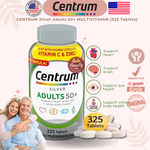 CENTRUM Silver Adults 50+ MULTIVITAMIN (325 Tablets)