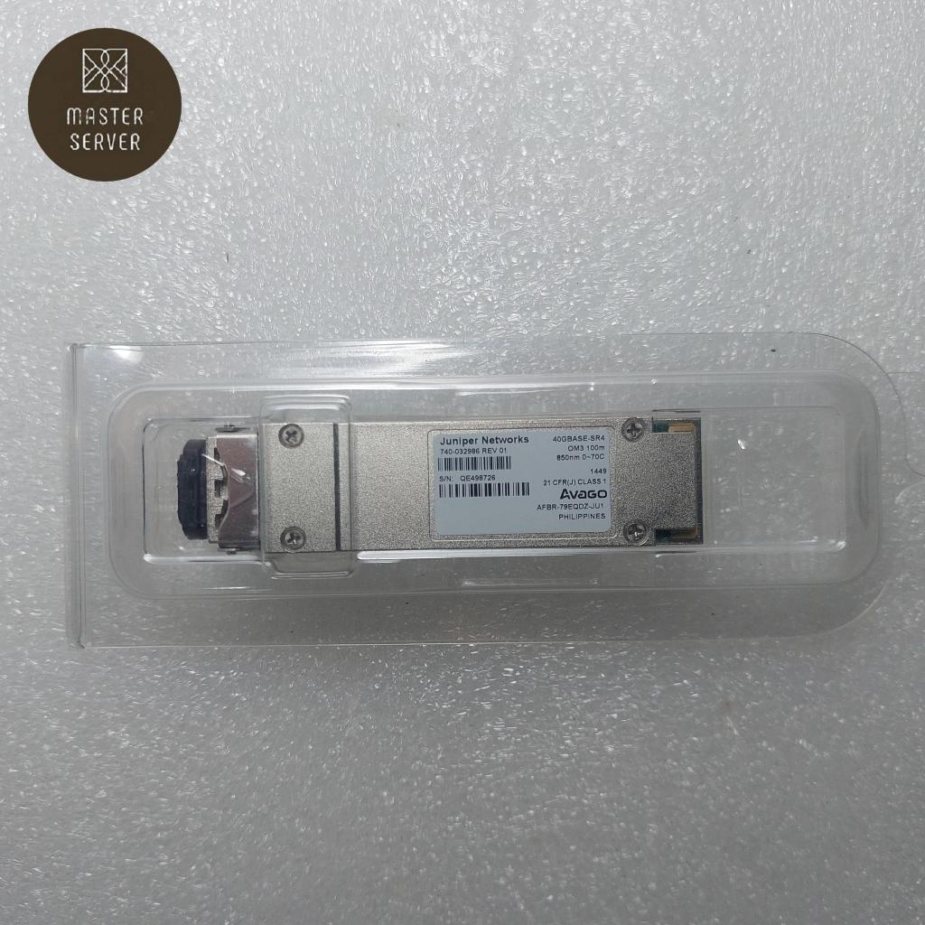 Juniper QSFP 40GB SR4 850nm MMF OM3 100M Transceiver Optik 40GBASE-SR4 DOM - Juniper 740-032986