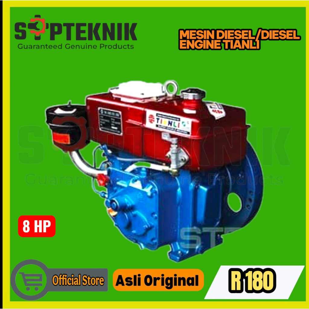 MESIN DIESEL/DIESEL ENGINE R180 8HP TIANLI
