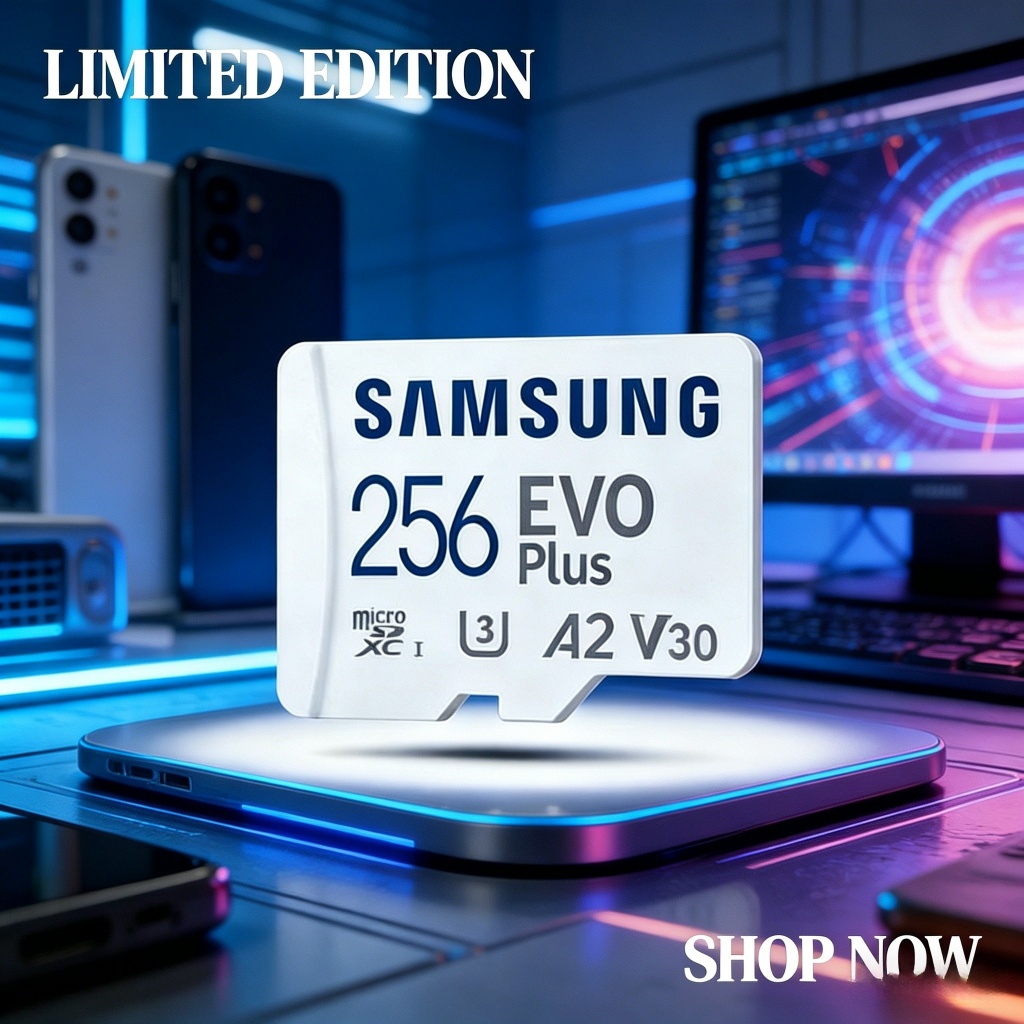 Samsung Official Store ID Original PRO PLUS EVO Micro SD TF Memory Card 16GB 32GB 64GB 128GB 256GB 5