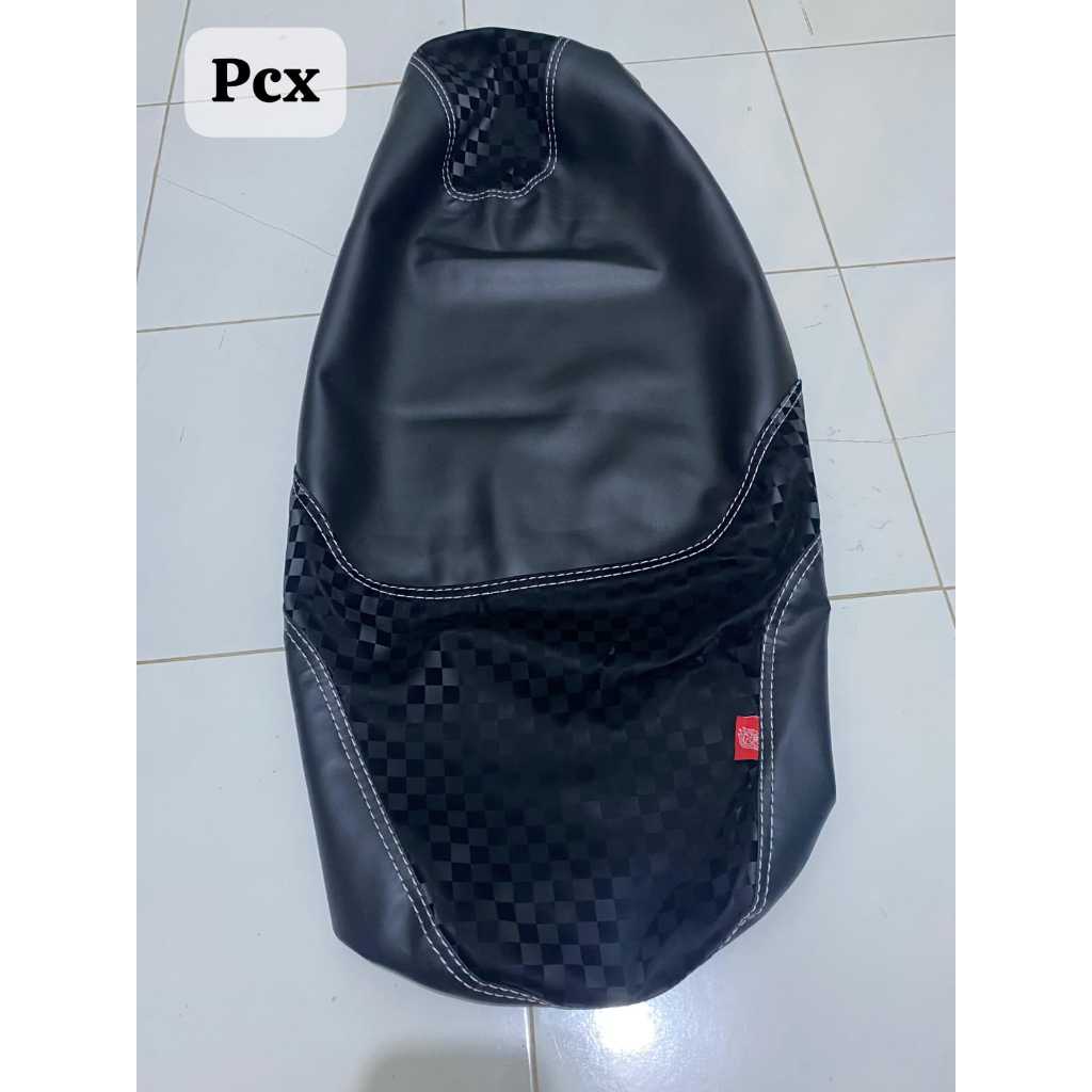 COVER SARUNG JOK JAHIT MOTOR MOTIF CATUR CHMP-TECH KULIT JOK PCX