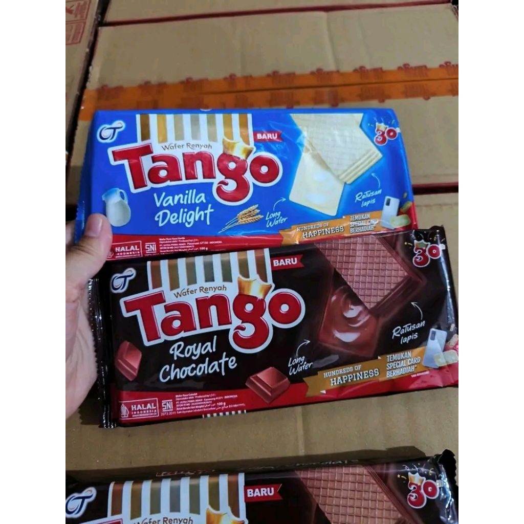 1 KARTON TANGO 100gr ISI 24PCS TANGO HAJATAN WAFER TANGO 5000an