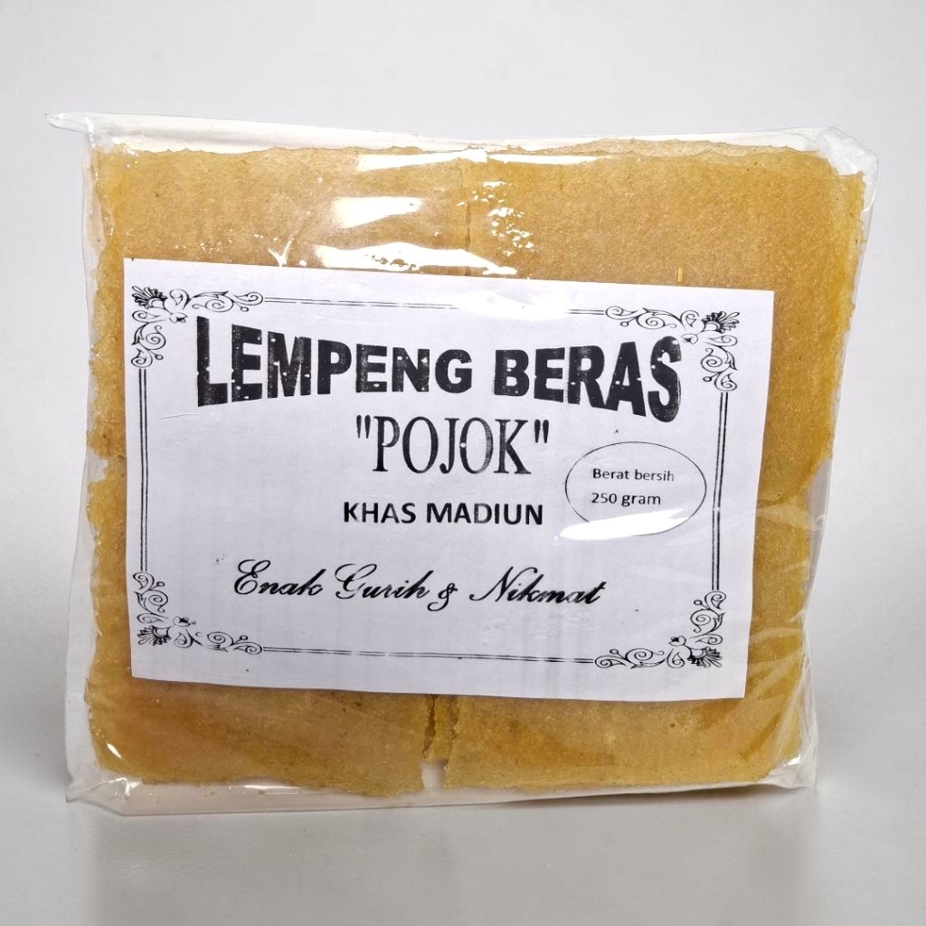 (250grm) KERUPUK PULI WARUNG NASI PECEL POJOK MADIUN Puli Mentah Krupuk Nasi Kerupuk Gendar Mentah