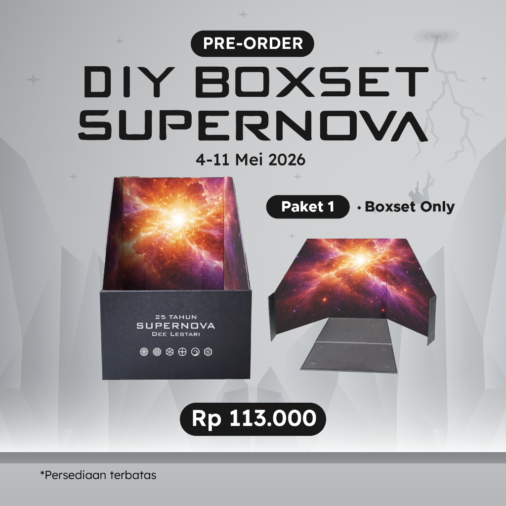 Box Supernova 2026 - Dee Lestari - PRE ORDER - Mizan Yogyakarta