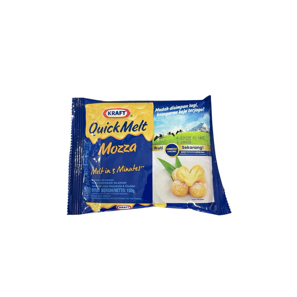 KEJU KRAFT QUICK MELT SLICE MOZARELLA 150 GR