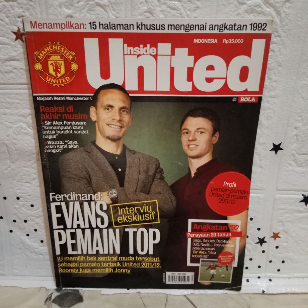 MAJALAH BOLA INSIDE UNITED JUNI 2012