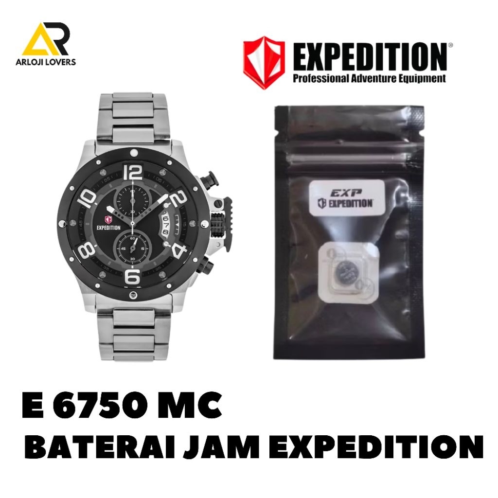 Baterai Jam Expedition Type E 6750 MC Original