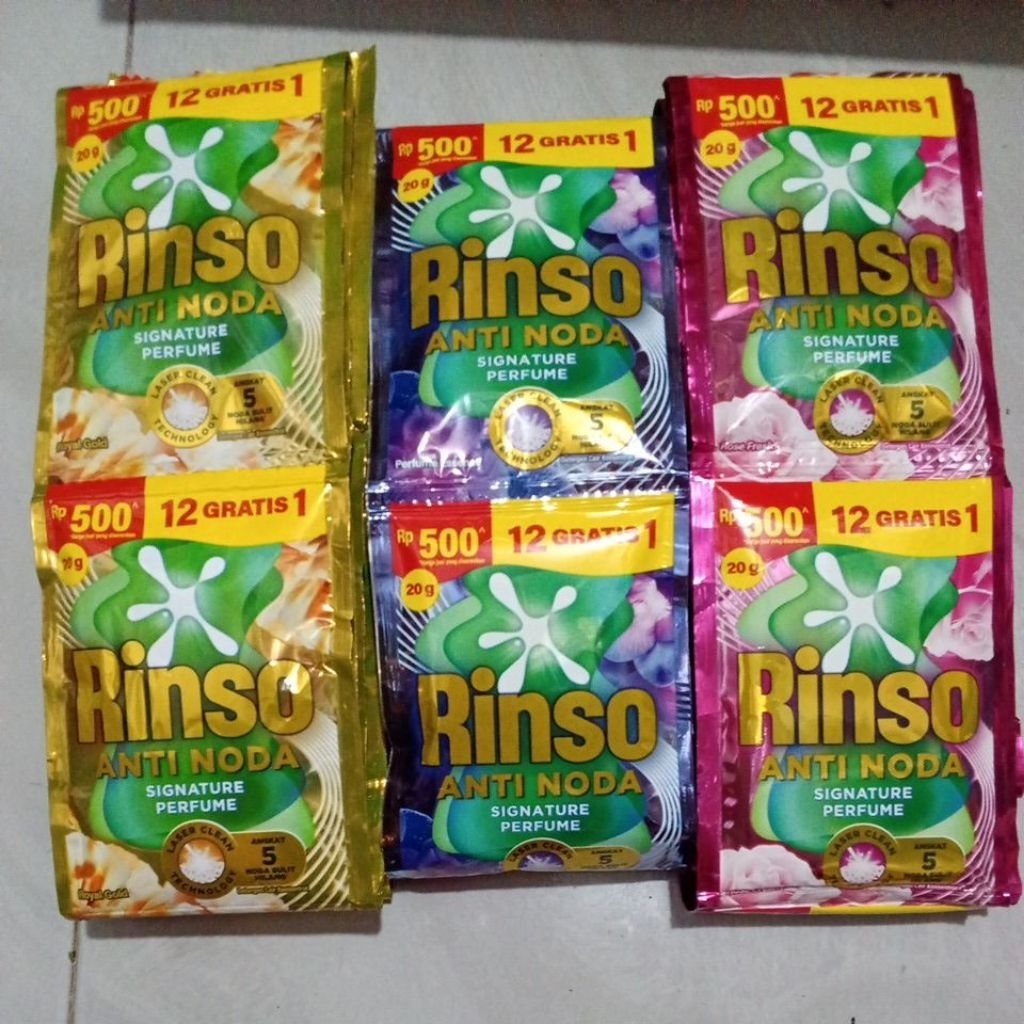 RINSO CAIR  RENCENG 500an