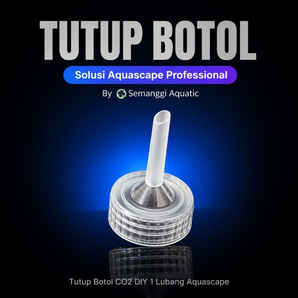 Tutup Botol Co2 Ragul / Tutup Botol Co2 DIY Aquascape Aquarium