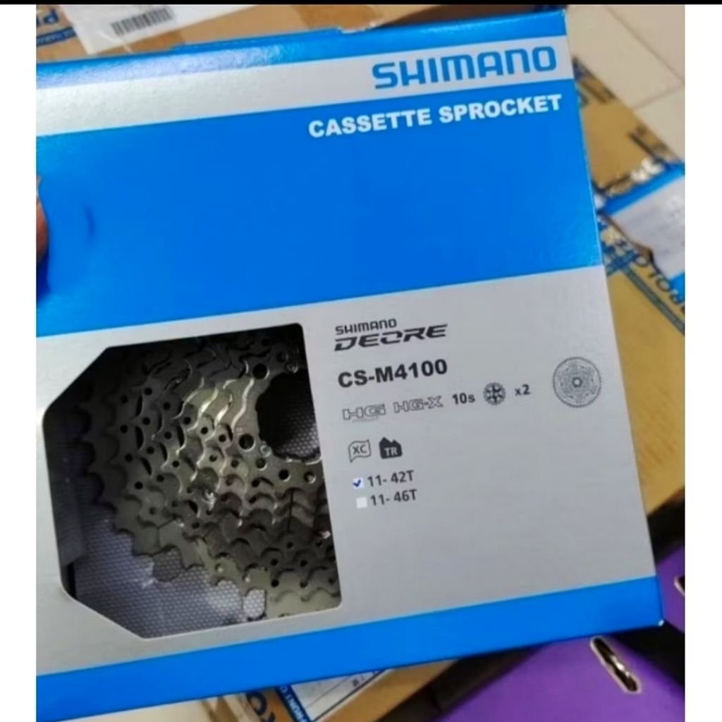 Sprocket Cassette Shimano Deore M4100 11-42T 10 speed