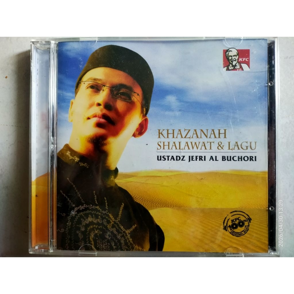 CD jadul USTADZ JEFRI AL BUCHORI "khazanah,shalawat & lagu" (CD KFC)