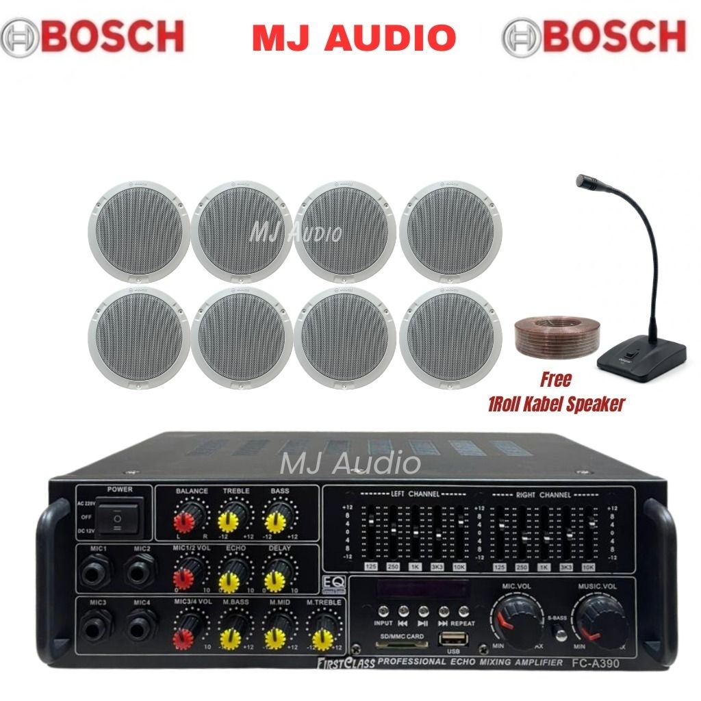 Paket Speaker Ceiling BOSCH / Paket Speaker Ceiling Or Plafon BOSCH / Paket ( 8 Speaker )