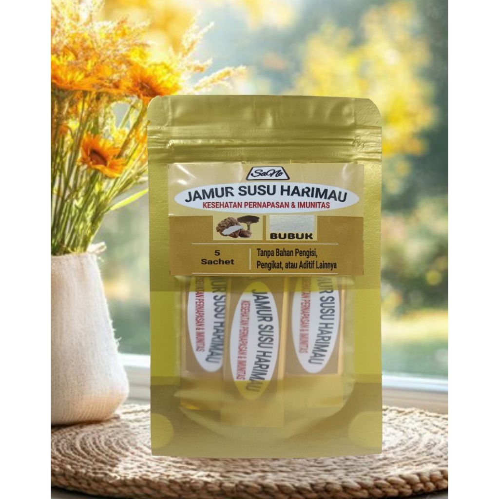 Jamur susu Harimau / Tiger milk mushroom