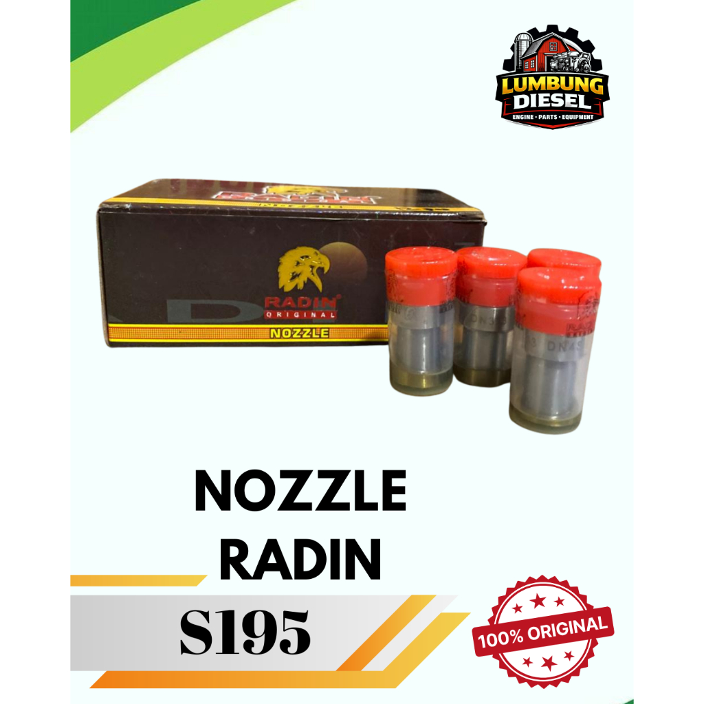 Nozzle S195 RADIN Sparepart Mesin Diesel 12 PK / Injector Nozzle Mesin Diesel S 195 High Quality / S