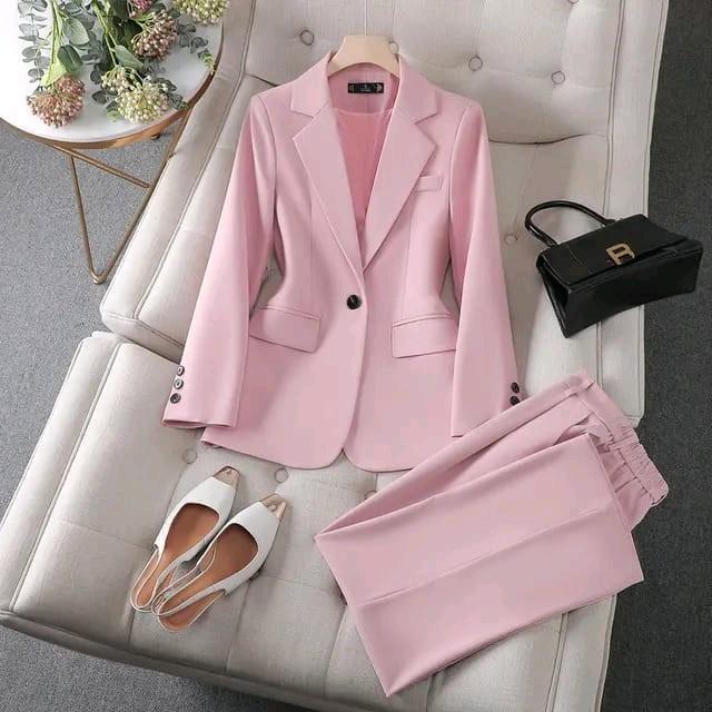 Setelan Jas Blazer Wanita/Setelan Jas Blazer Dan Celana/Jas Blazer Wanita