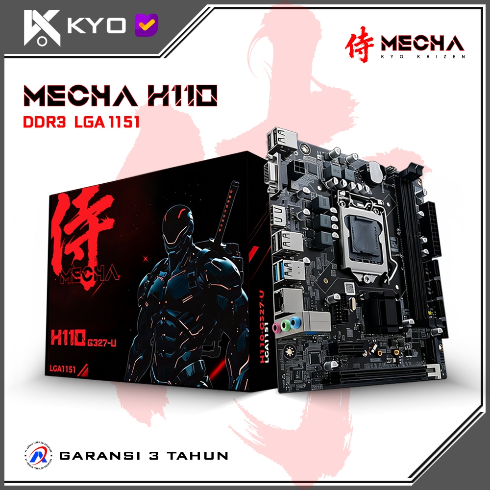 KYO KAIZEN MECHA H110 DDR3 Motherboard INTEL Socket LGA 1151 Mainboard H110 Mobo DDR3