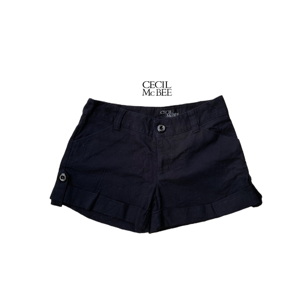 cecil mcbee black shorts