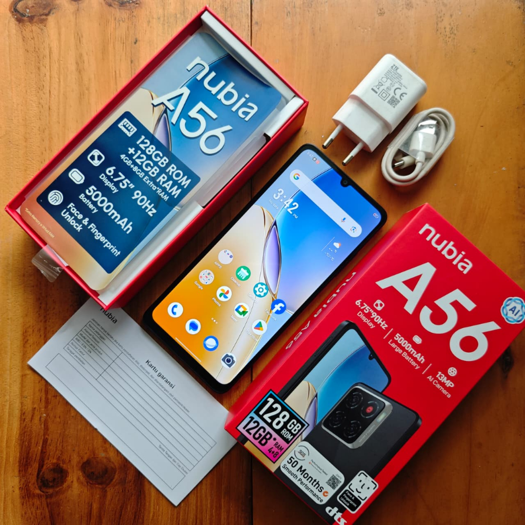 ZTE NUBIA A56 SECOND 4/128GB HANDPHONE SECOND HP SEKEN HP BEKAS HP MURAH