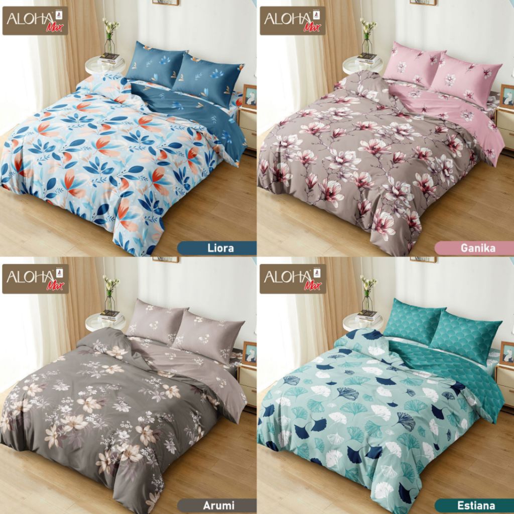 BEDCOVER ALOHA MAX-BEDCOVER MURAH-KADO PERNIKAHAN-PALEMBANGCOD