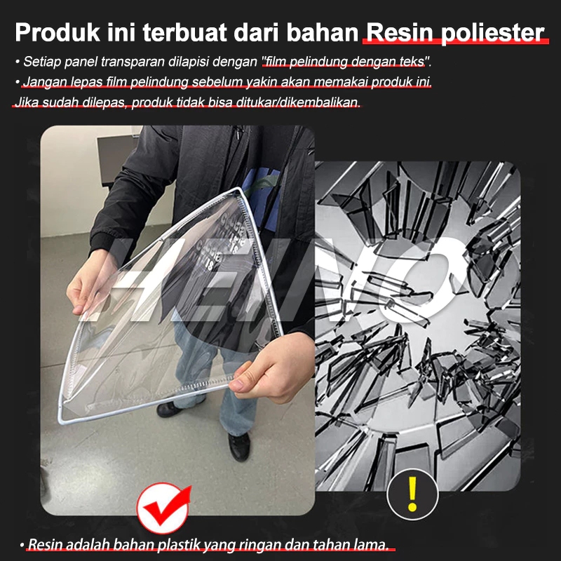Lemari Pajangan Helm Plastik Transparan Rak Penyimpanan Helm Multifungsi Anti Debu