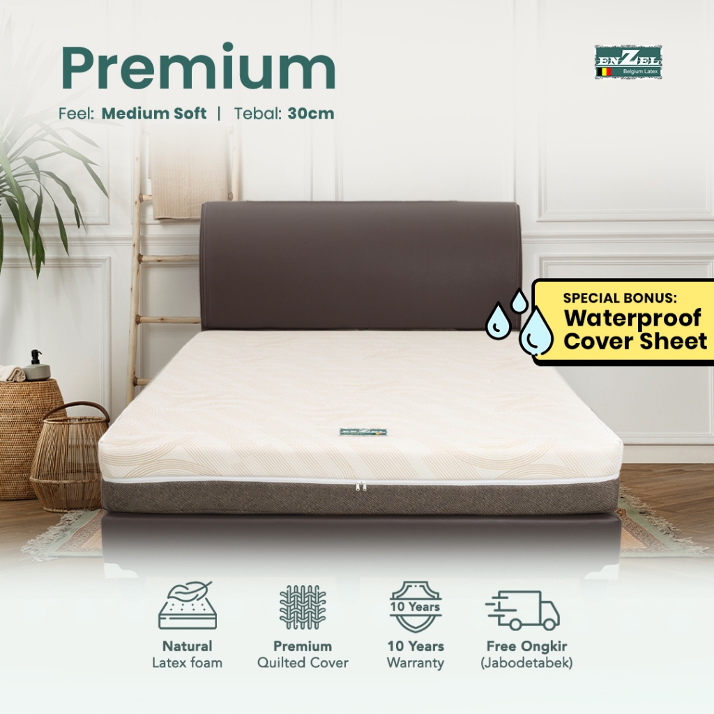 ENZEL Kasur Full Latex Medium - Premium 30 cm