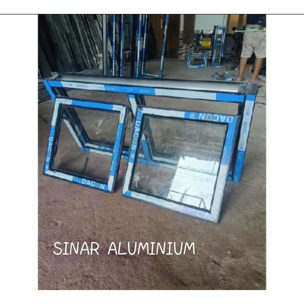 KUSEN JENDELA ALUMINIUM 2 DAUN UK T50 X L100