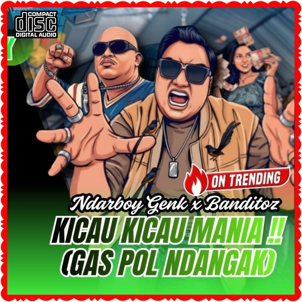 KASET CD BUAT DI MOBIL LAGU JAWA NDARBOY GENK KICAU MANIA-CD COMPACT DISC LAGU DANGDUT KOPLO TERBARU