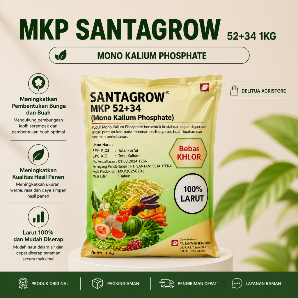 SANTAGROW MKP 1 KG PUPUK KALIPHOS