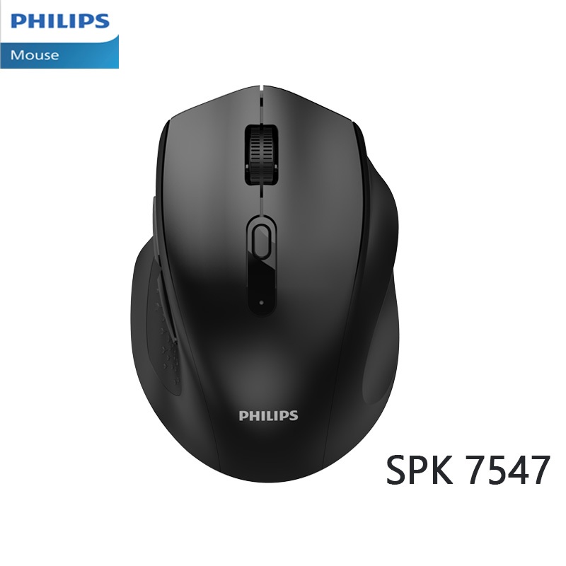 Philips SPK7547 Silent Mouse Dual Connect Wireless 2.4G Bluetooth